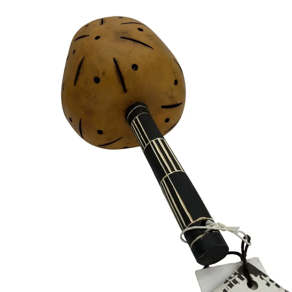 Azizi Life Handmade Rwanda Gourd Shaker Rattle Percussion Instrument - Picture 5 of 6